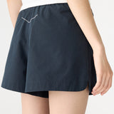 Crushed Cotton Tennis Short in Ink Bassike