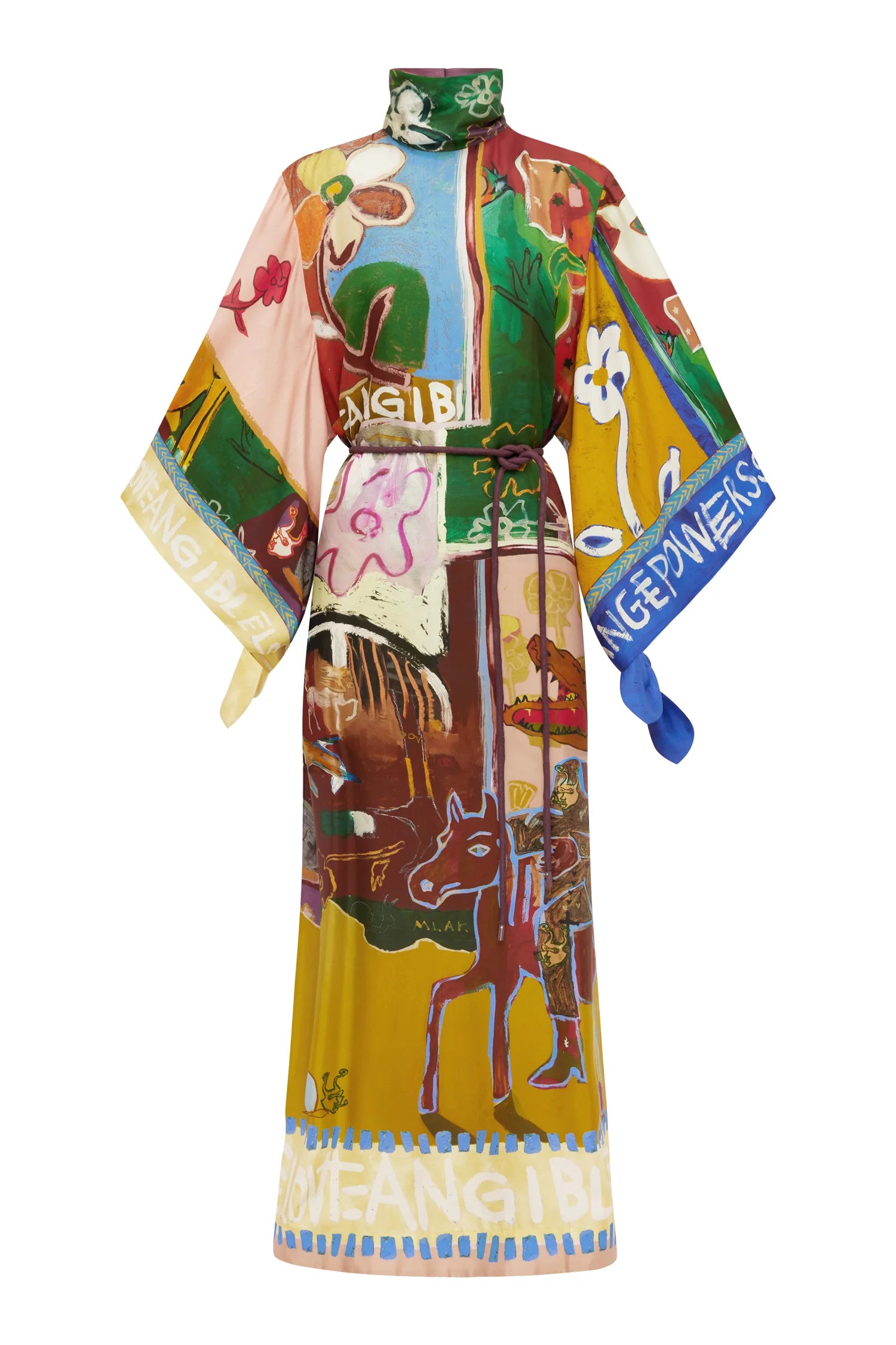 Mlak Silk Midi Dress Alemais