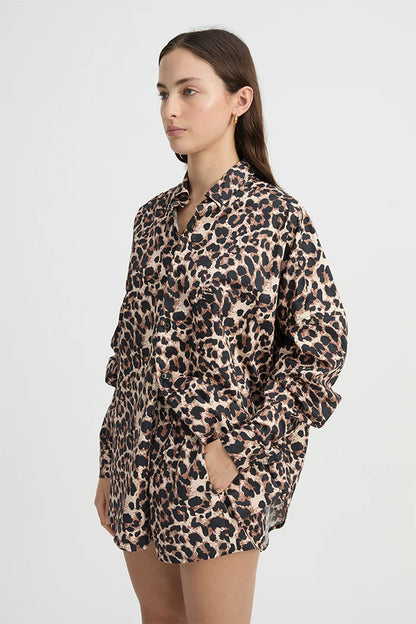 Rachel Shirt in Leopard