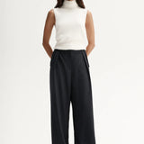 Tobias Pant in Navy Pinstripe