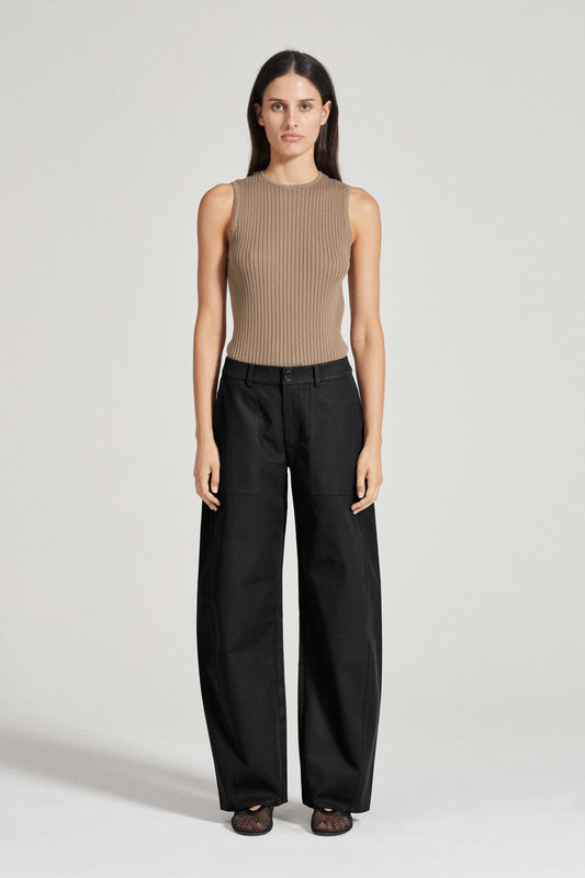 Claudia Cargo Pants in Black by Friends With Frank