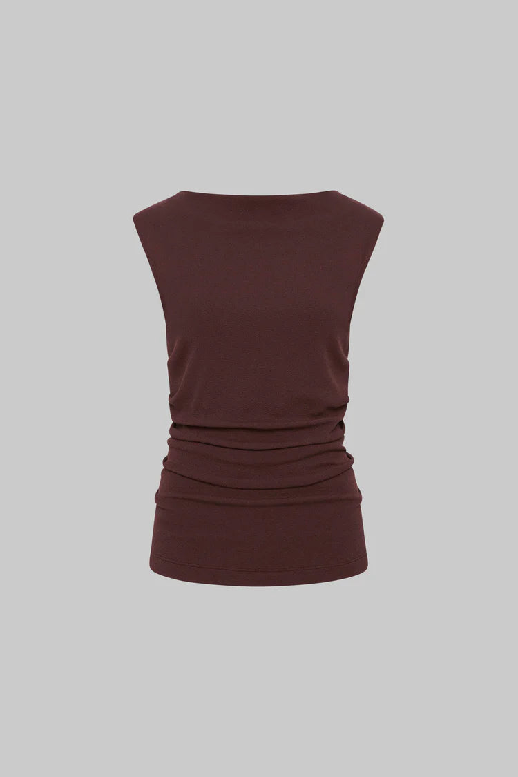 Harlow Top in Burgundy