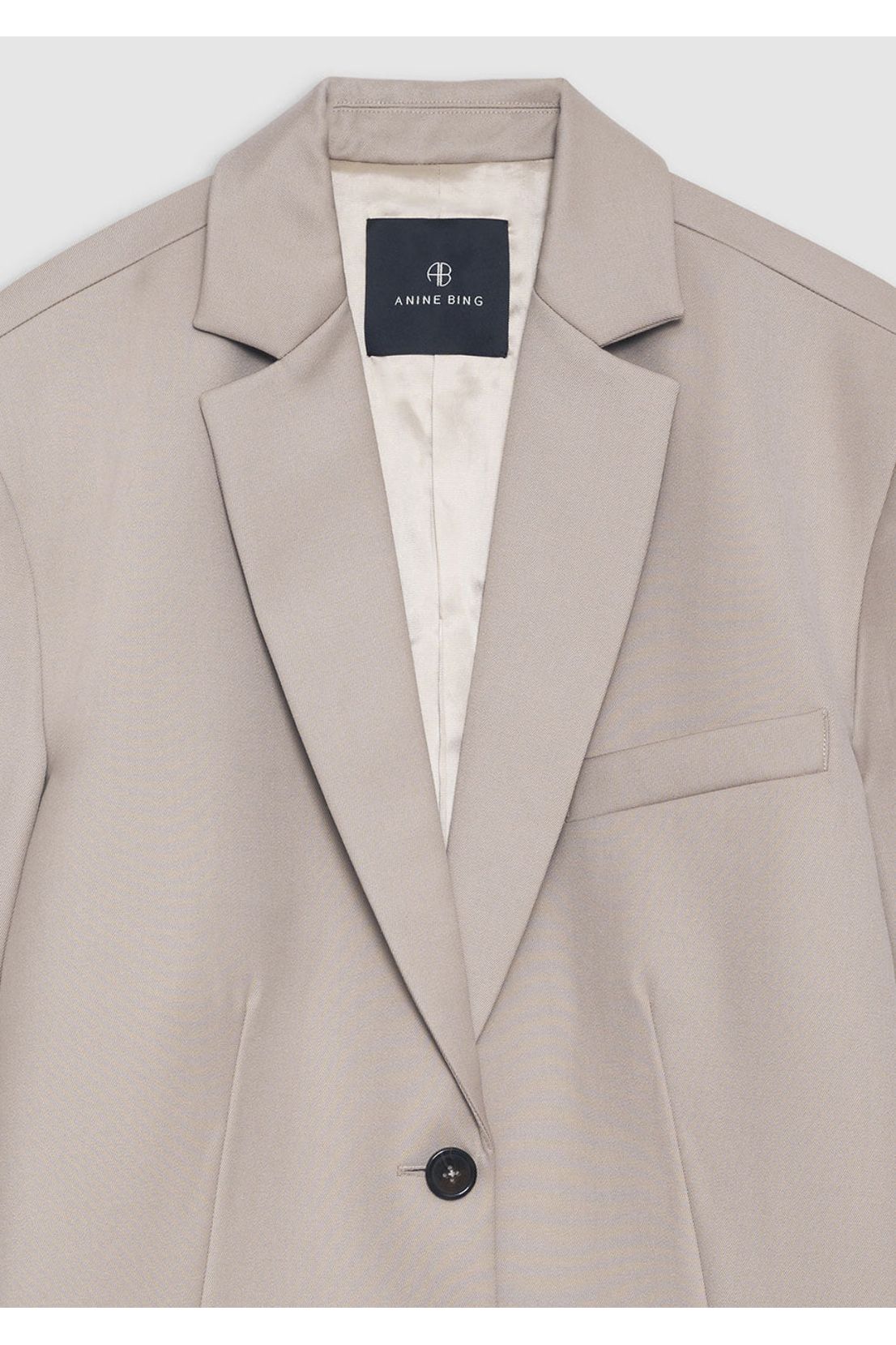 Quinn Blazer in Taupe by Anine Bing