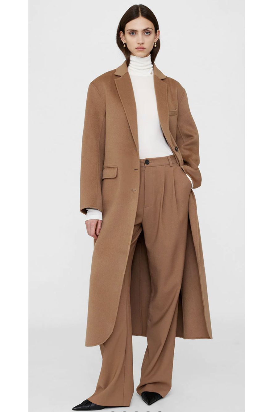 Carrie Pant in Camel Twill by Anine Bing