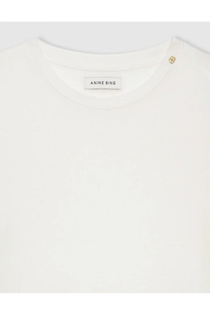Amani Tee in Off White Cashmere Blend