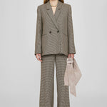 Lyra Trouser in Mini Houndstooth by Anine Bing