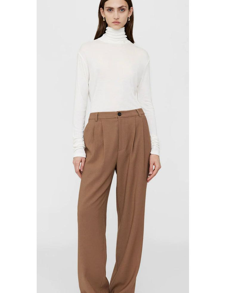 Carrie Pant in Camel Twill