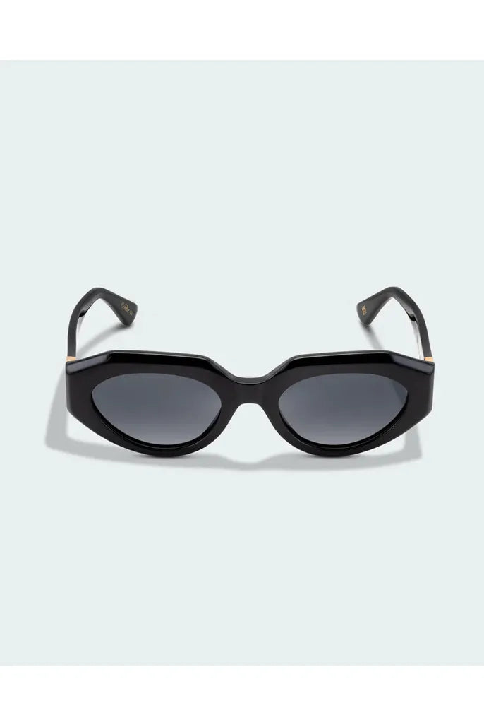 The Goldie Sunglasses in Black by Luv Lou