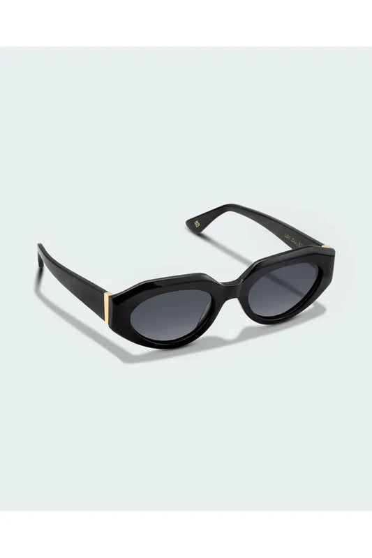 The Goldie Sunglasses in Black by Luv Lou