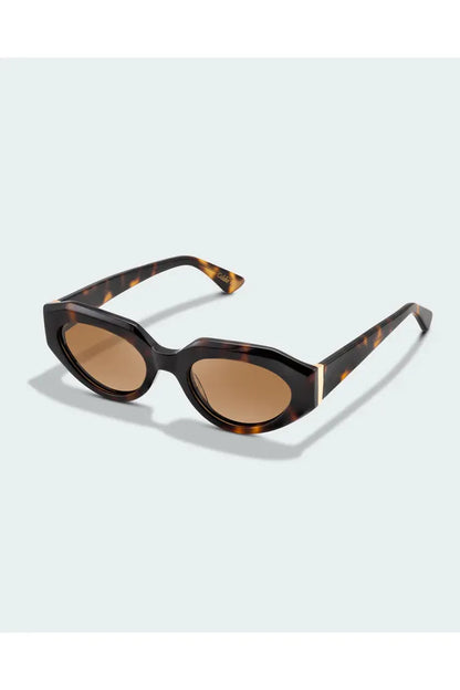 The Goldie Sunglasses in Tortoise Shell by Luv Lou