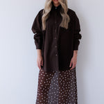 Bec Shirt in Chocolate Mabel