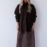 Bec Shirt in Chocolate Mabel