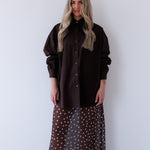 Bec Shirt in Chocolate Mabel