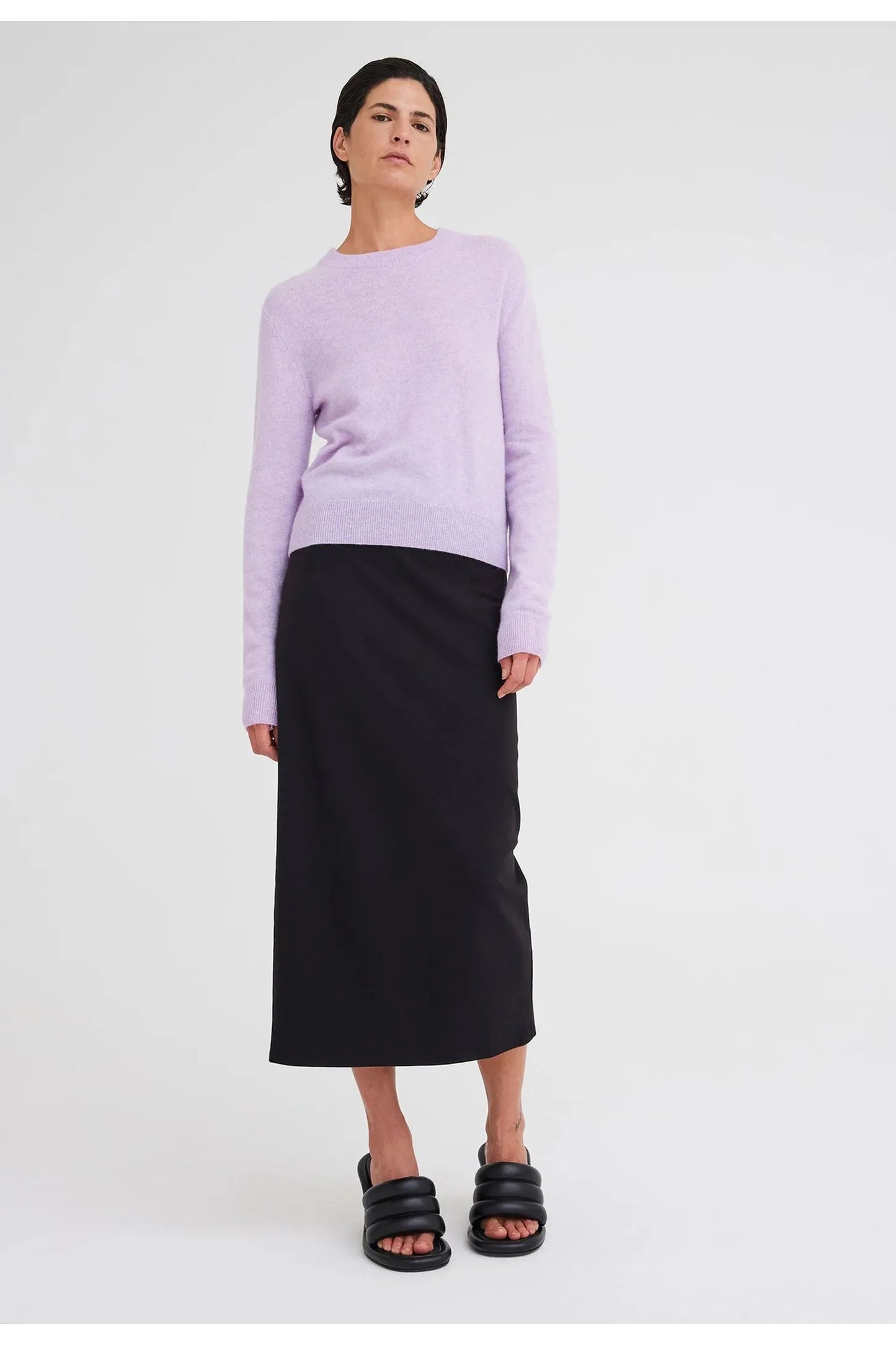 Peter Sweater in Lila Marle Purple by Jac + Jack