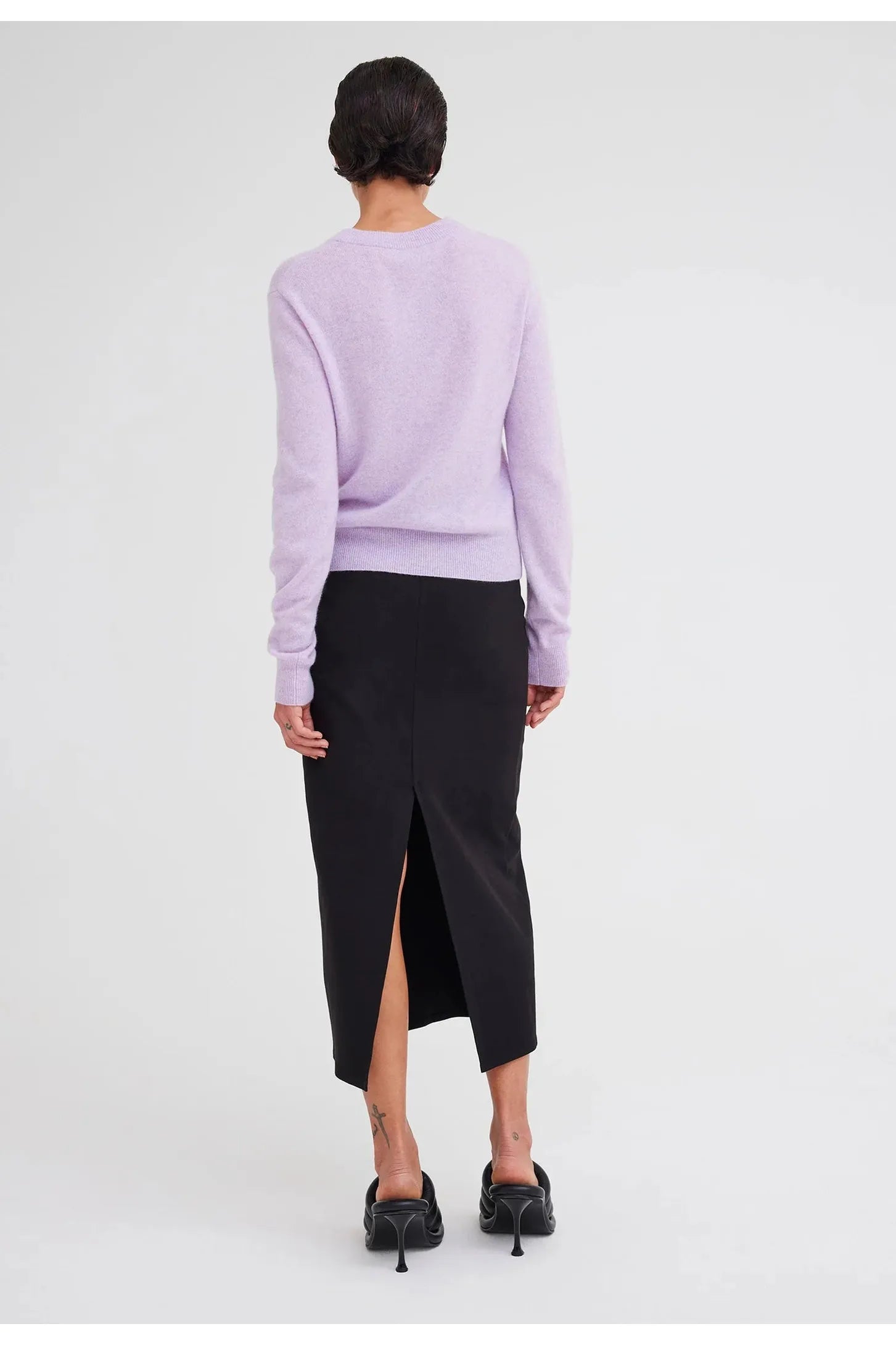 Peter Sweater in Lila Marle Purple by Jac + Jack