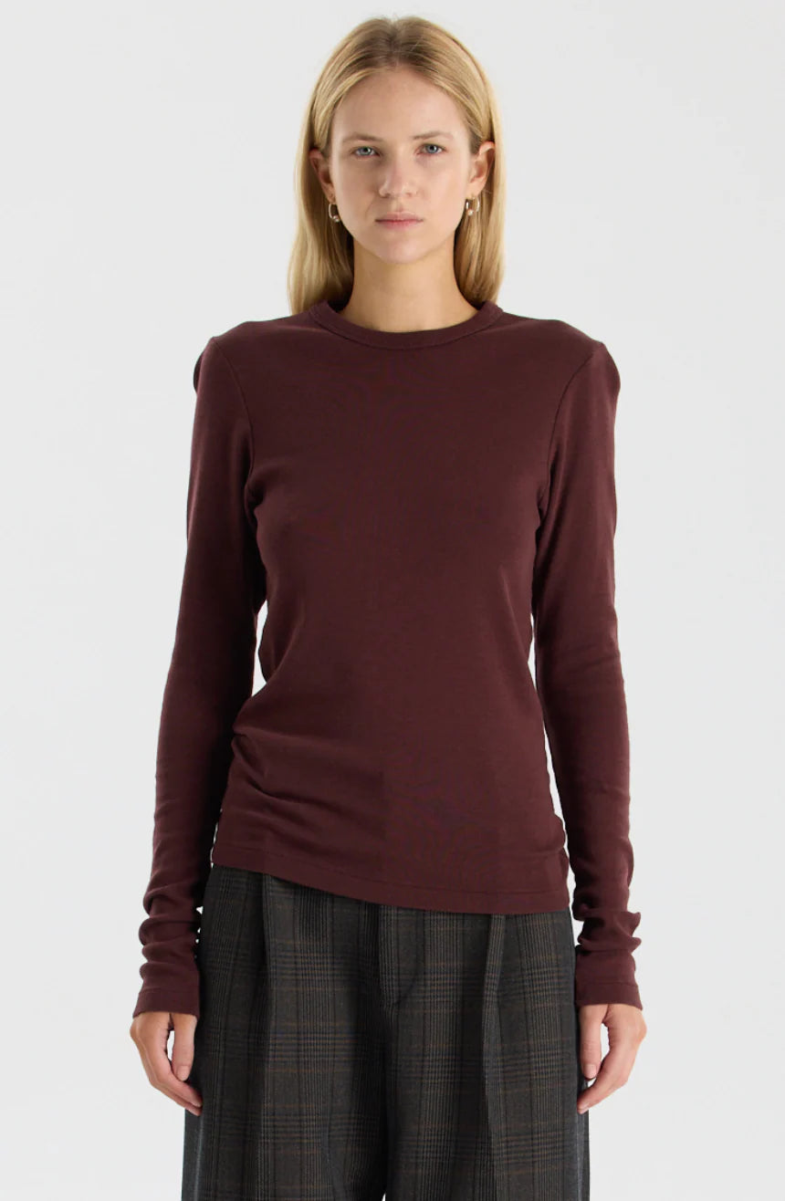 Slim Superfine Rib T-Shirt Cloth Lifestyle Boutique