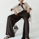 Havana Maxi Dress Chocolate Stripe Elka Collective