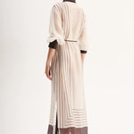 Havana Maxi Dress Chocolate Stripe Elka Collective