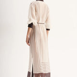 Havana Maxi Dress Chocolate Stripe Elka Collective