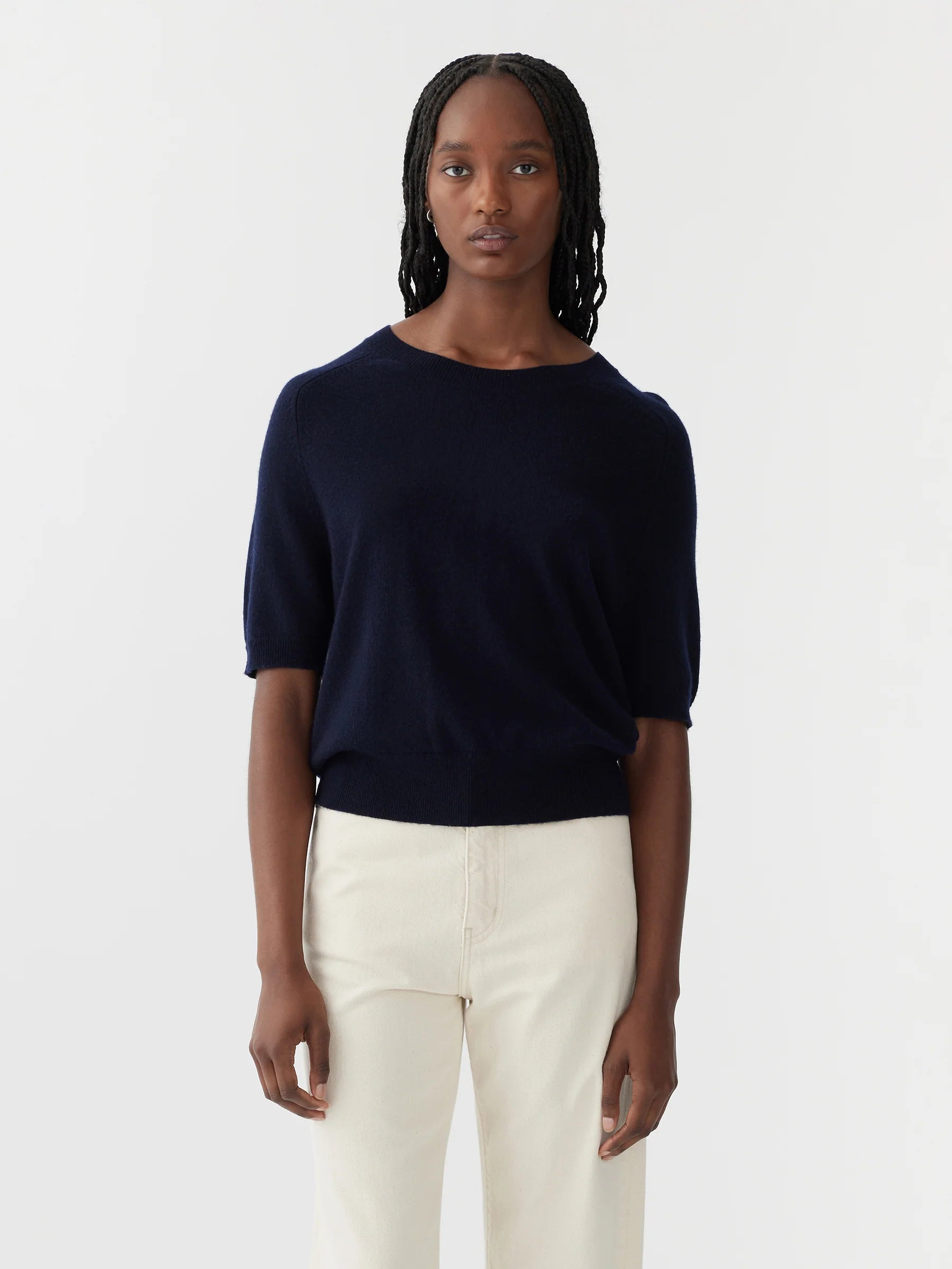 Wool Cashmere T-shirt Knit by Bassike