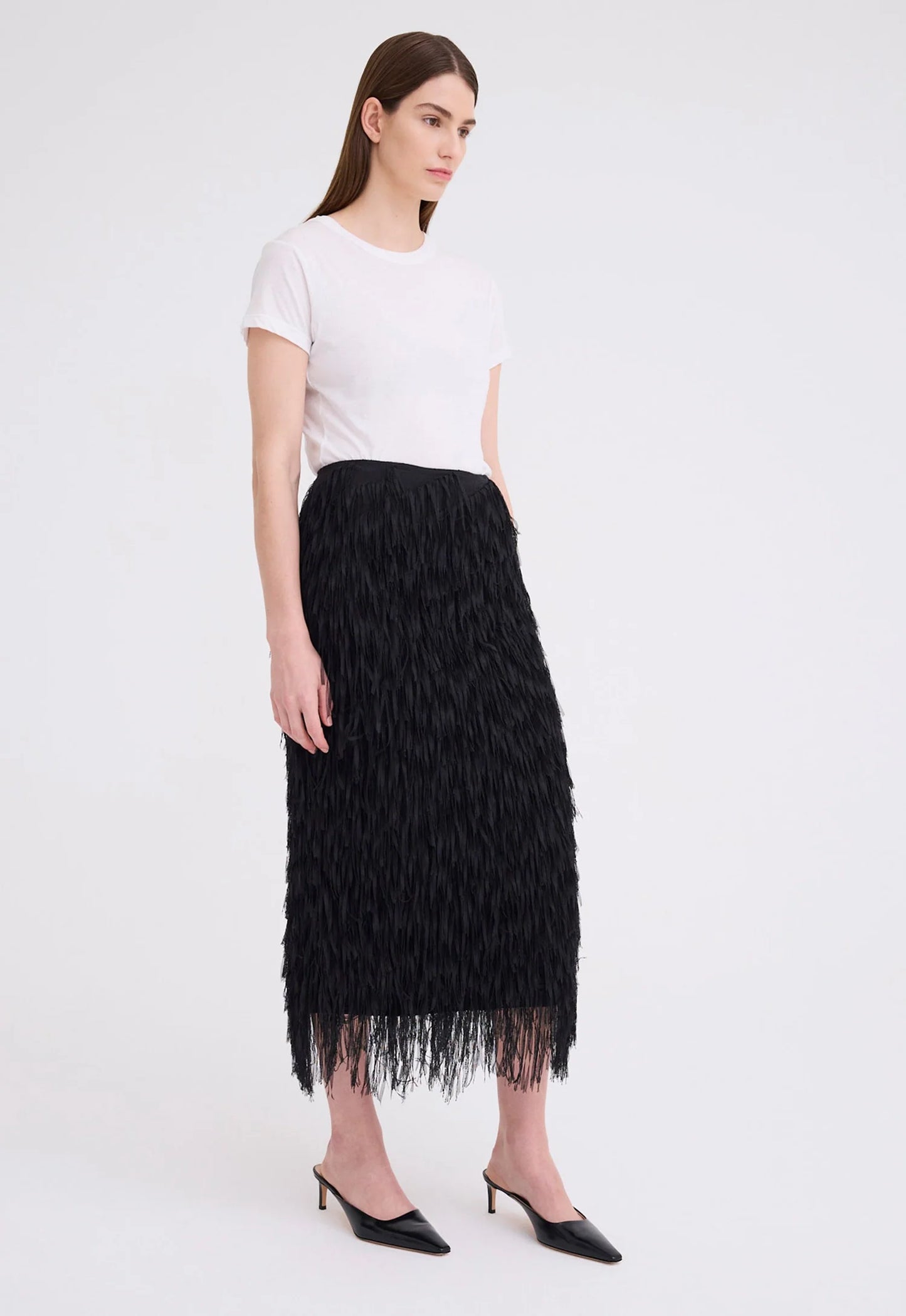 Pillar Skirt in Black