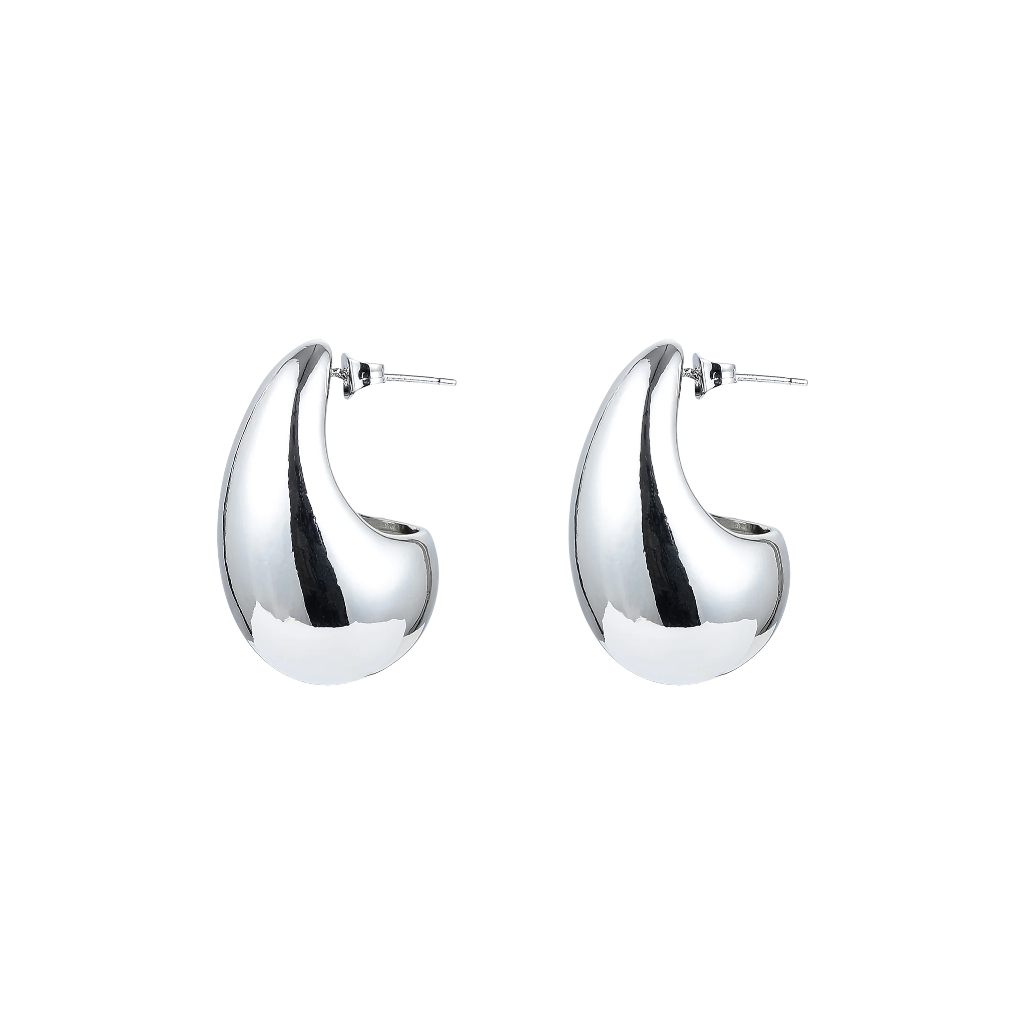 tear drop earring in gun product shot