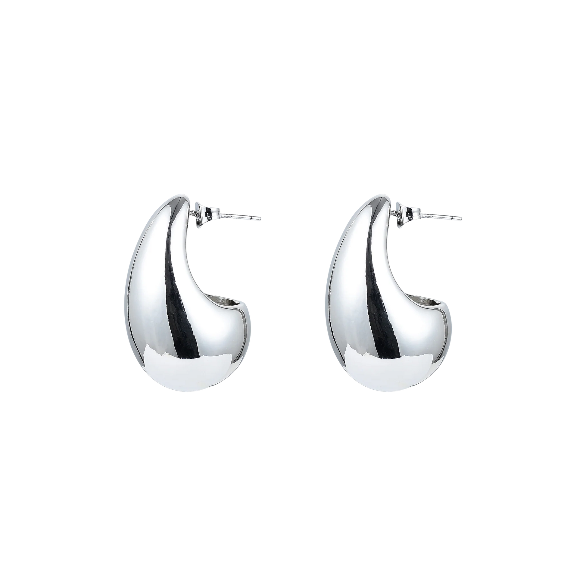 tear drop earring in gun product shot