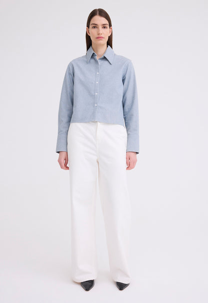 Driver Denim Shirt - Cropped