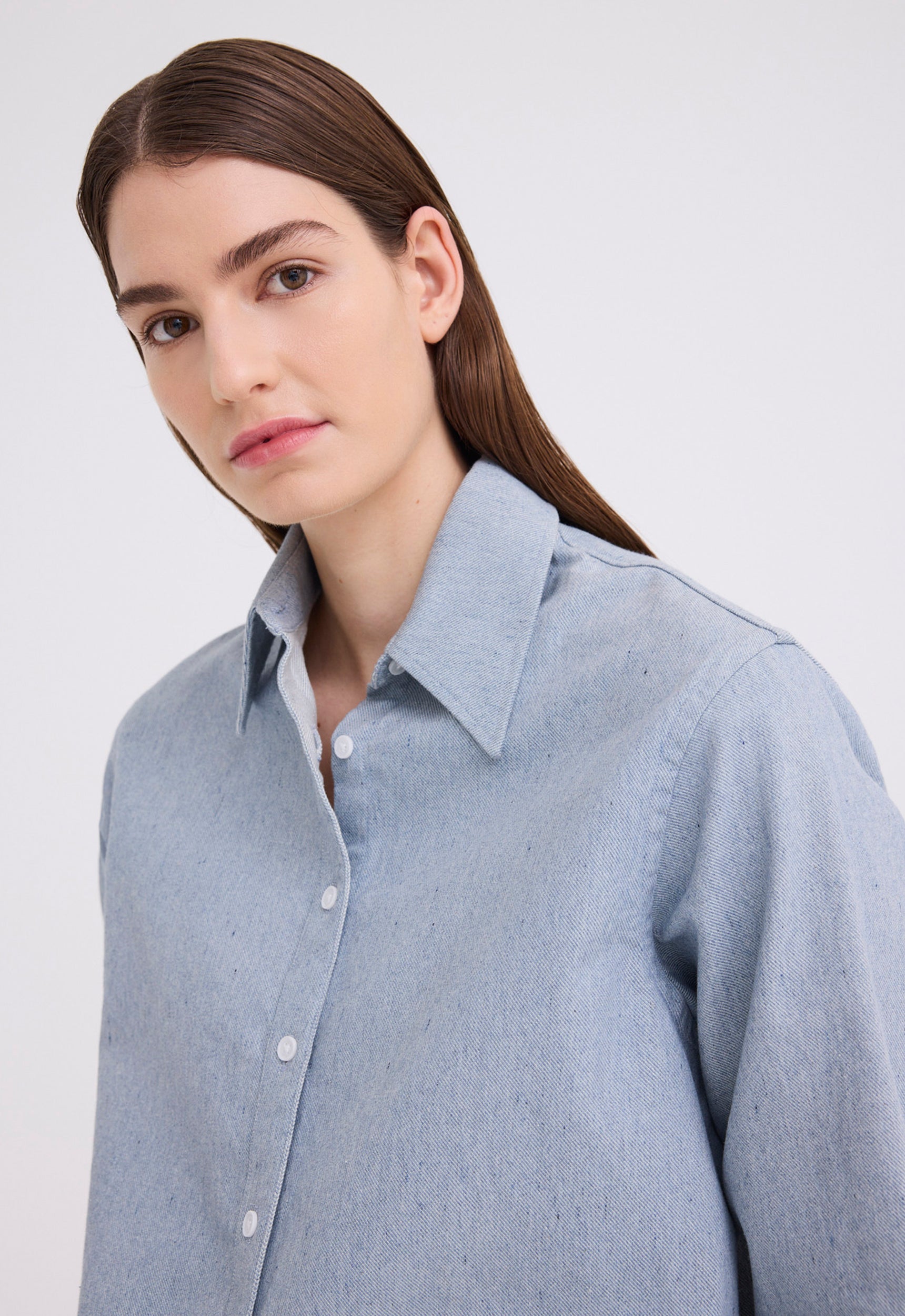 Close Up Driver Denim Shirt 