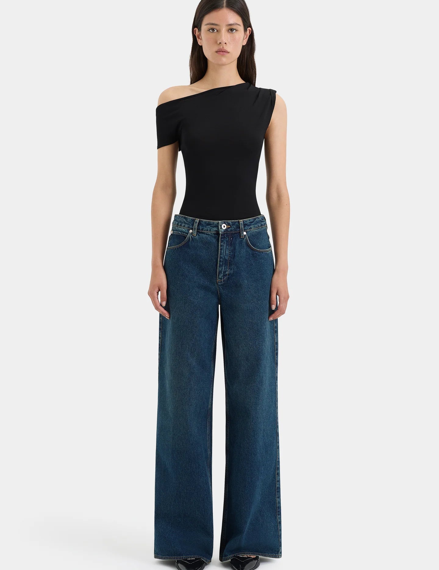 Yolanda Off Shoulder Top in Black Sir.