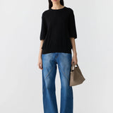 Mercerised Cotton Knit Tshirt Bassike