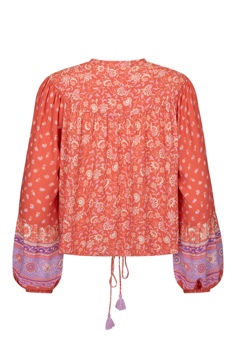 sunshine bandit blouse cayenne by spell