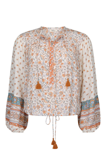 Sunshine Bandit Blouse in Desert Sage