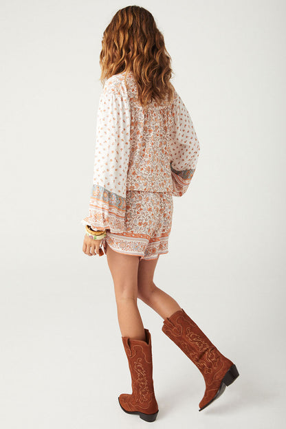 sunshine bandit shorts desert sage back