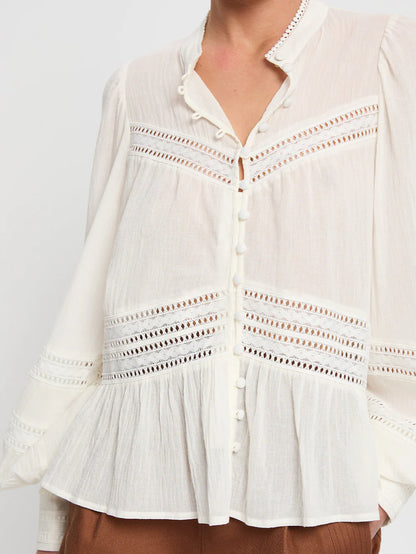 Tana Blouse in White