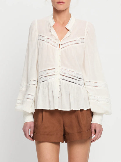 Tana Blouse in White