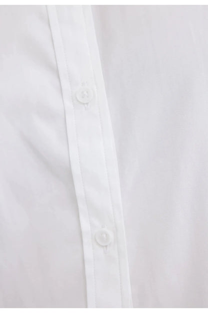 Blanc Organic Cotton Shirt in White by Jac + Jack