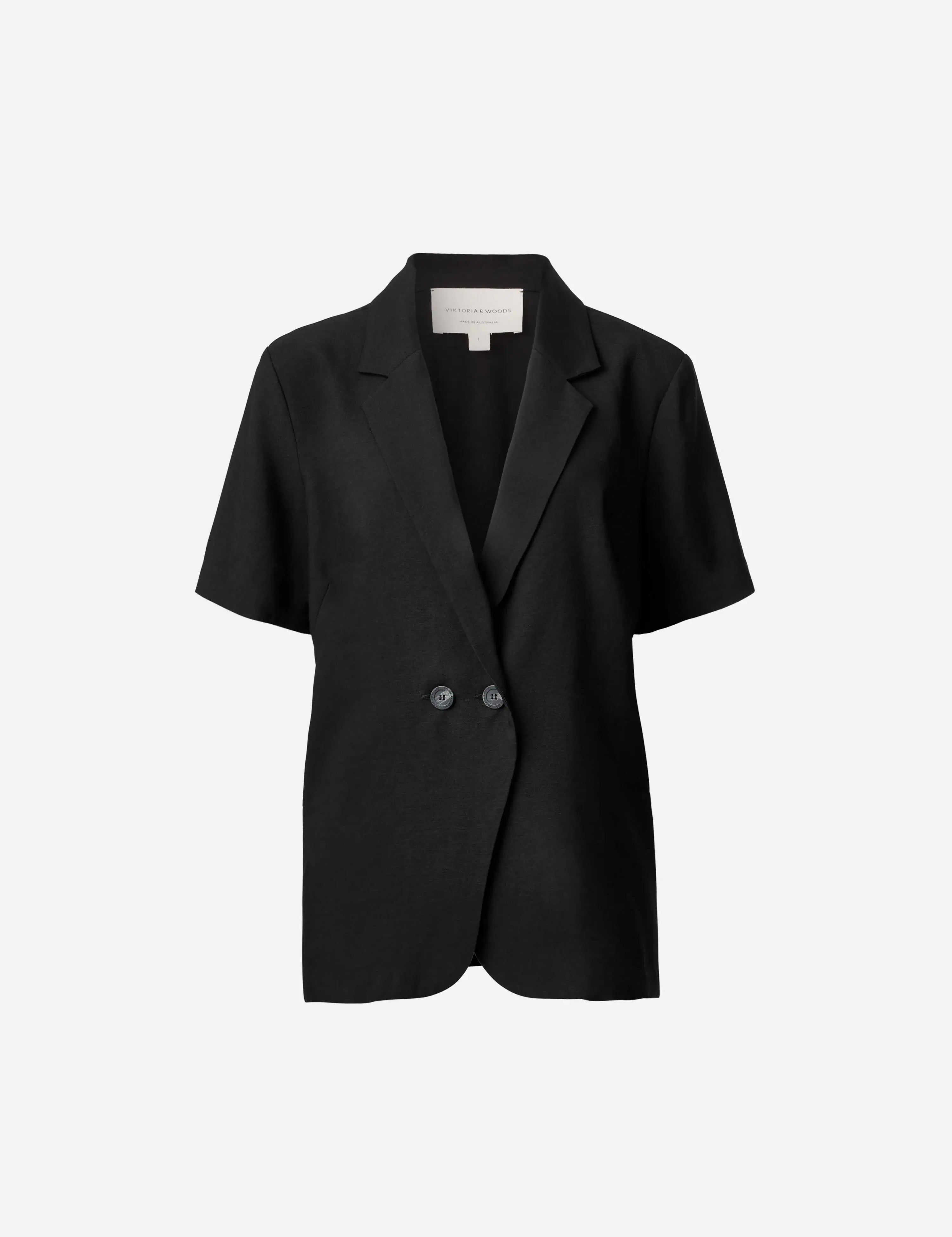 Hepburn Shirt in Black Viktoria + Woods