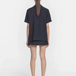 Hepburn Shirt in Black Viktoria + Woods