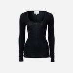 Ballerina Top Black Long Sleeve
