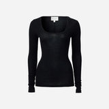 Ballerina Top Black Long Sleeve