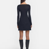 Ballerina Top Black Long Sleeve