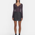Lilith Top in chestnut 