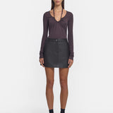 Lilith Top in chestnut 