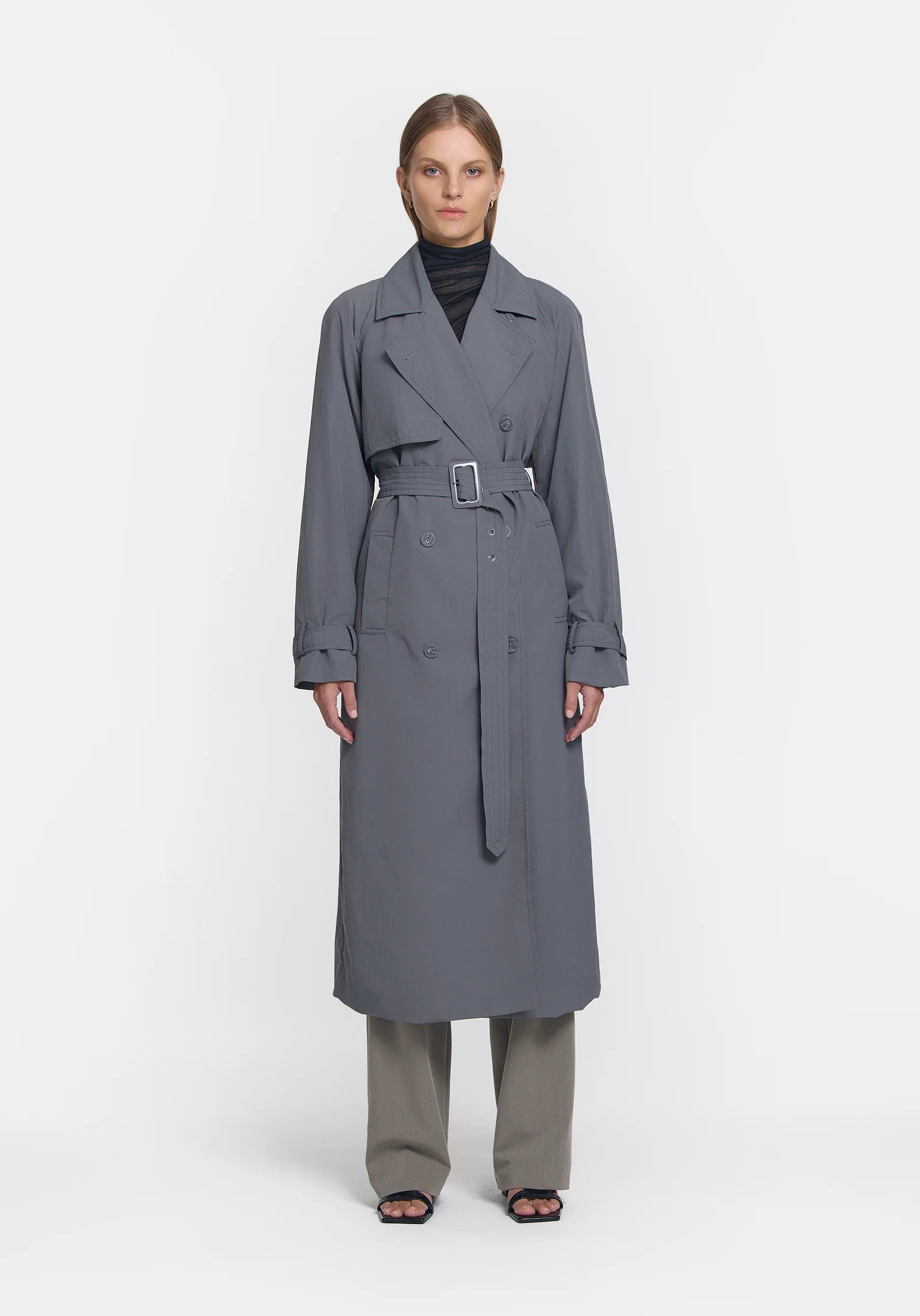 Brotherhood Trench Smoke Grey Viktoria & Woods