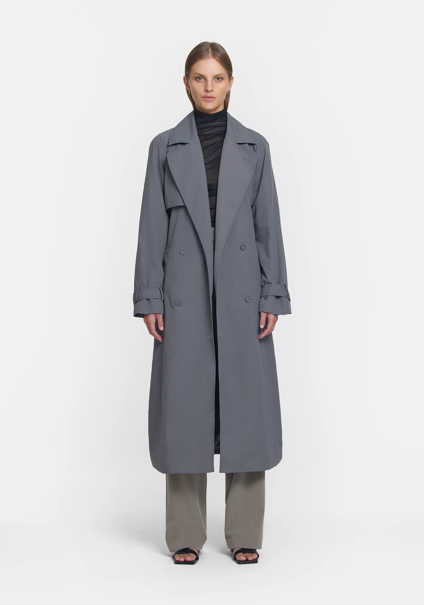 Brotherhood Trench Smoke Grey Viktoria & Woods