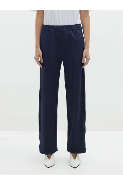 Twill Stripe Detail Pant in Ink / White by Bassike