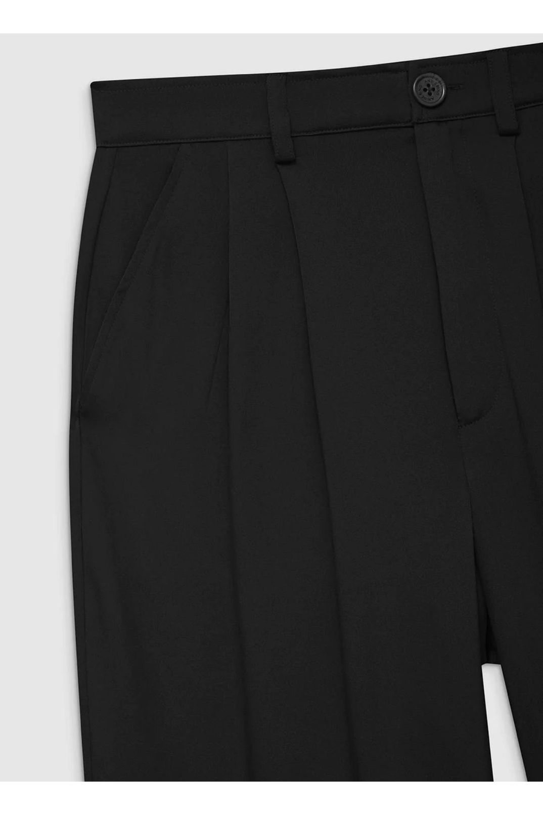 Carrie Pant in Black Silk by Anine Bing