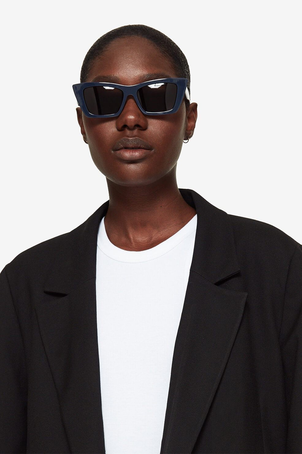 Levi Sunglasses in Navy by Anine Bing