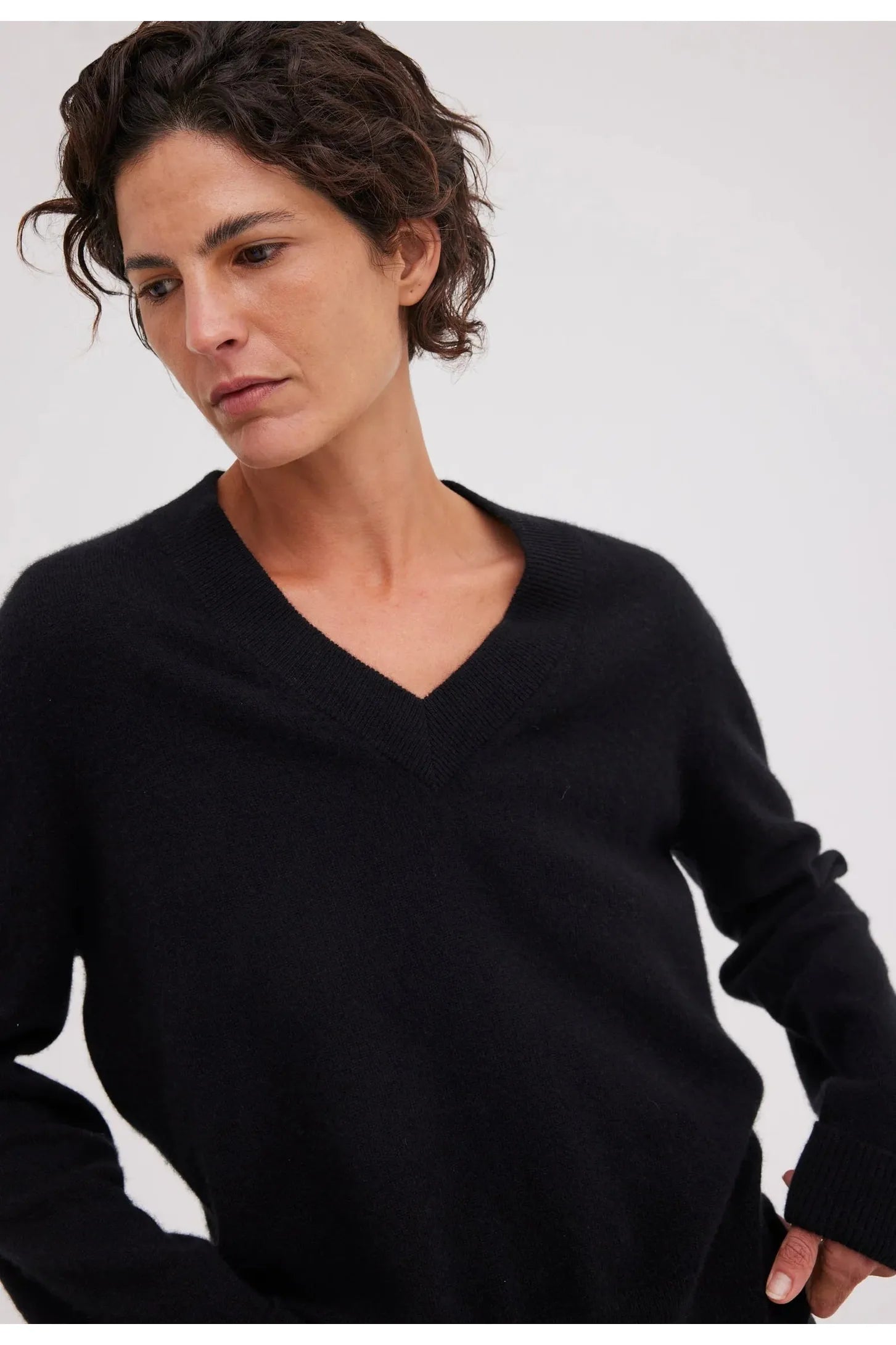Sharpo Sweater in Black by Jac + Jack